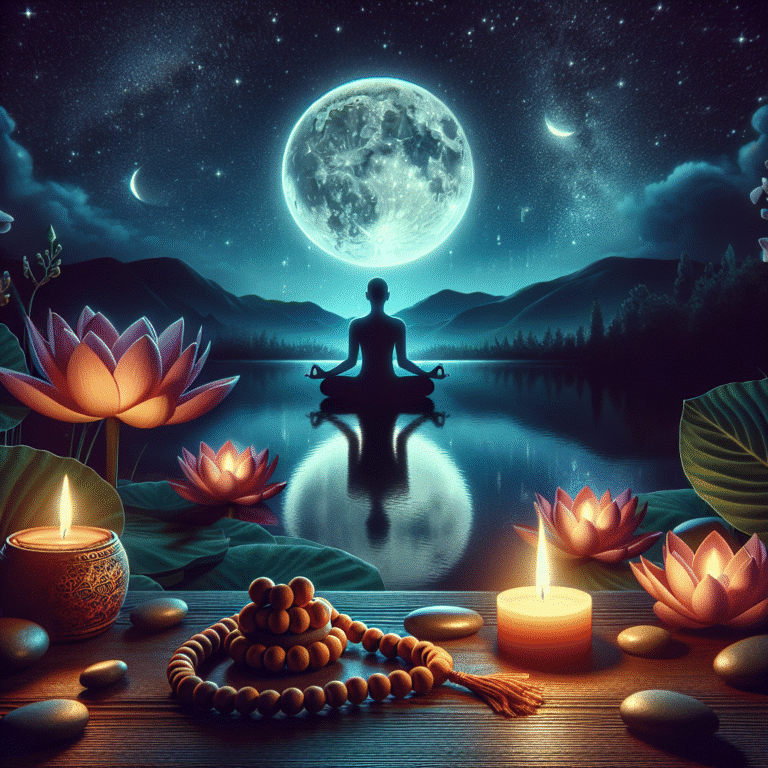 rutina de meditación para la noche