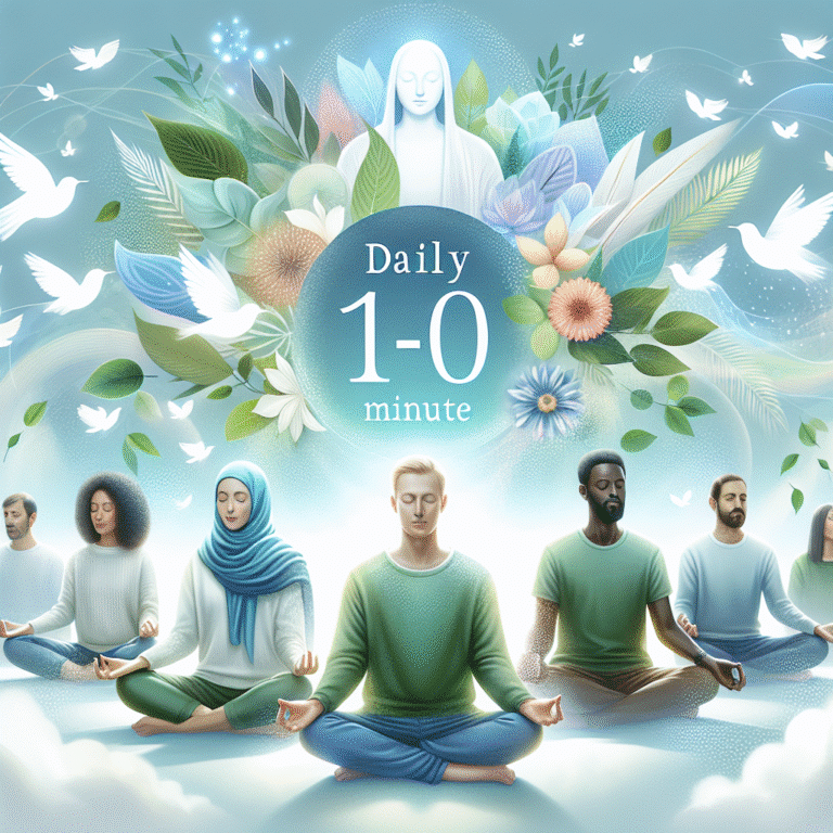 descubre los beneficios de una meditación diaria de 10 minutos